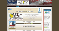 Desktop Screenshot of lilysmobilehomes.com